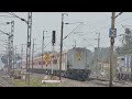 Shatabdi+Himgiri+Ahmedabad Weekly Express||Trains negotiating curve at Howrah Barddhaman Chord