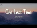 Ariana Grande - One Last Time (Lyrics)