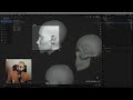 How to sculpt head in blender - Blender sculpting tutorial - Female
