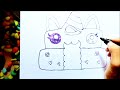 HOW TO DRAW BIRTHDAY CAKE UNICORN | COME DISEGNARE UNA TORTA DI COMPLEANNO KAWAII