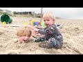 Funny Baby's Reaction On The Beach || 5-Minute Fails