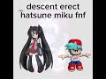 Descent Erect Remix - FNF Hatsune Miku Song