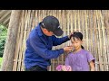 Ngoc Han cooks beef. Uncle Dong fences the flower garden. Builds the farm.