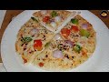 Cheese loaded readymade base pizza recipe| readymade base cheese burst pizza |homemade pizza recipe