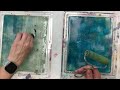 How to make Landscape Collage Papers with the Gelli Plate