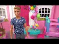 Barbie & Ken Family Toddler Outdoor Adventure & Birthday Drama