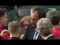 Denis Shapovalov hits chair umpire in the face and gets disqualified || DAVIS CUP 2017 ||