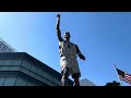 Kareem Abdul, Magic Johnson, Kobe Bryant Statues @ Staples Center, LA - Apr-28-2024