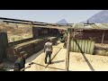 GTA V Mariachi floating over fence