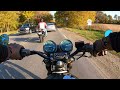 Cold Motorcycle Ride in Dexter Michigan