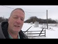 Huge Frozen Trains In Ohio!  Welded Rail Train, BNSF & Canadian National Locomotives In Snow & Ice!