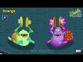 Wublin Island: All Monsters Sounds and Animations - Rare Wublins update 13 + Rare Pixolotl