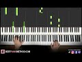 øneheart x reidenshi - snowfall (Piano Tutorial Lesson)