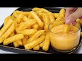 Better than potato chips! Crispy French Fries and Cheese Sauce