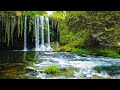 Waterfall River Nature Sounds with Beautiful Relaxing Piano Music - Water Sounds Relaxing Music