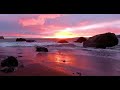 Take 5 minutes for yourself, you deserve it❣️ Relaxing beach sunset with calming ocean waves #Peace