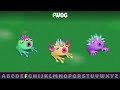 All Monsters in My Singing Monsters by Alphabetical order | All Sounds & Animations (4.3.3)
