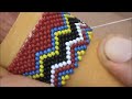 A lesson in beading  peyote stitch