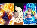 (Dragon Ball Legends) 5x ZENKAI BUFFED FUSING GOGETA BLUE TRANSCENDS DIMENSIONS!