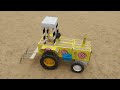How to Make a Tractor | Matchbox Ripper Tractor | DC Motor and Battery