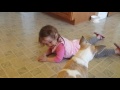Dog and toddler