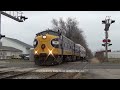 Santa Train vs. idiots ignoring crossing signal - Canton, IL 12/8/12