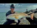 Jetty Fishing with NLBN Lures! (Port Aransas, Tx)