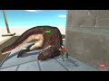 Let's Escape Momma's Dinosaur - High Tower Challenge | Animal Revolt Battle Simulator