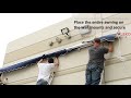 How To Assemble and Install Your Motorized ALEKO Retractable Patio Awning