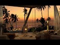A Beautiful Golden Sunset in Luxury Sri Lanka Apartment - Jazz Music for Relax and Study