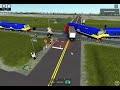 Making trains crash into cars (Roblox Cars vs Trains)