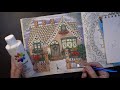 Turning a SPRING page into a CHRISTMAS page WITH PAINT!  -- PencilStash Adult Coloring Tutorial