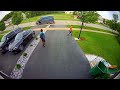 AMAZON DELIVERY GUY STOPPED TO SHOOT AROUND!!😂😂