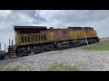 UP 8494 and 2720 (EMD LEADER) Leads Speedy Sand Consist Through Texas Plains - Wed, 21-6-2023