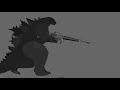 Godzilla With M16 - Short animation ( Sticknodes )