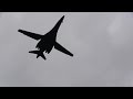 Pilot abort take-off!! try again in their incredibly loud USAF B1B Bombers Fairford