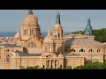 FLYING OVER BARCELONA (4K UHD) - Relaxing Music Along With Beautiful Nature Videos - 4K Videos HD