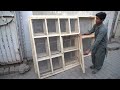 Building new setup of pigeon colony with wood