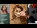 Start of a New Portrait!! LIVE | Oil on Panel - Virtual Painting Session