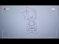 Tigrinho desenhando Sonic