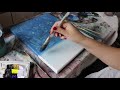 ASMR Christmas Tree Painting ~ Rough Painting Sounds