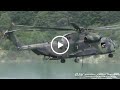 Sikorsky CH-53GA - German Air Force 84+72 - water bucket refilling at Lechfeld [Clearwater24]