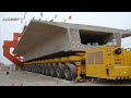 World Amazing Modern Biggest Bridge Construction Machines - Incredible Biggest Oversize Load Truck