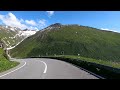 DRIVING the FURKA PASS DESCENT, Canton of Valais, Swiss Alps, SWITZERLAND I 4K 60fps