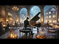 Knit Music | 🎹🌧️ Prague's Eternal Pianist: Jacob's Rainy Night Melody | Study, Chill, Meditation🎹🌧️🌃