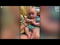 Baby Stops Crying When Hearing Parents' Voices For First Time