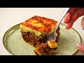 Baking Greek Moussaka at home