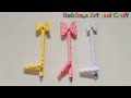 Origami Paper Pen decoration  || Pen decoration ideas || Paper craft .