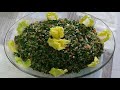 Tabule la famosa ensalada siria y libanesa (TABBOULEH)
