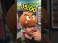 How Much Is Merchandise at Nintendo World? (Universal Hollywood) #shorts